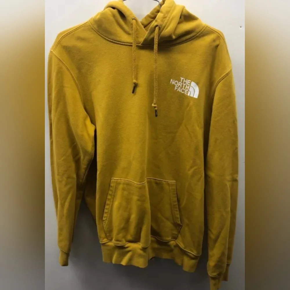 THE NORTH FACE Men's Box NSE Hoodie Arrowwood Yellow Size M Used Exc MSRP $65 - Picture 5 of 8